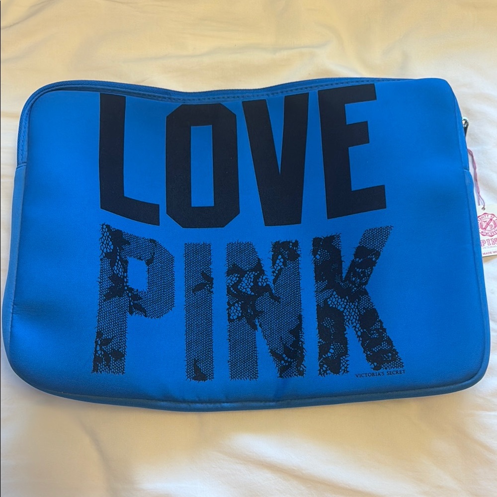 Victoria's Secret Blue LOVE PINK Sleeve